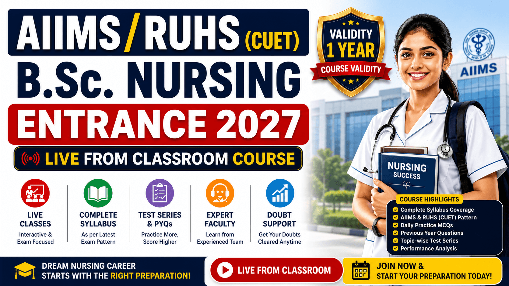 Non Nursing Live from Classroom Course