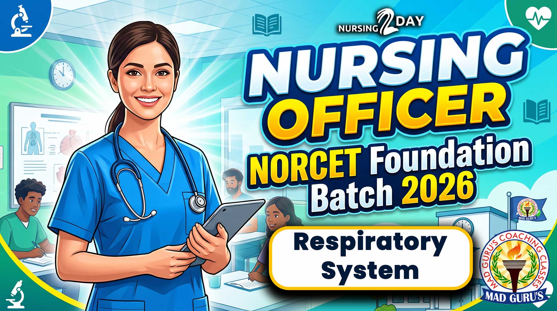 Respiratory System | MSN | NORCET Foundation Batch 2026
