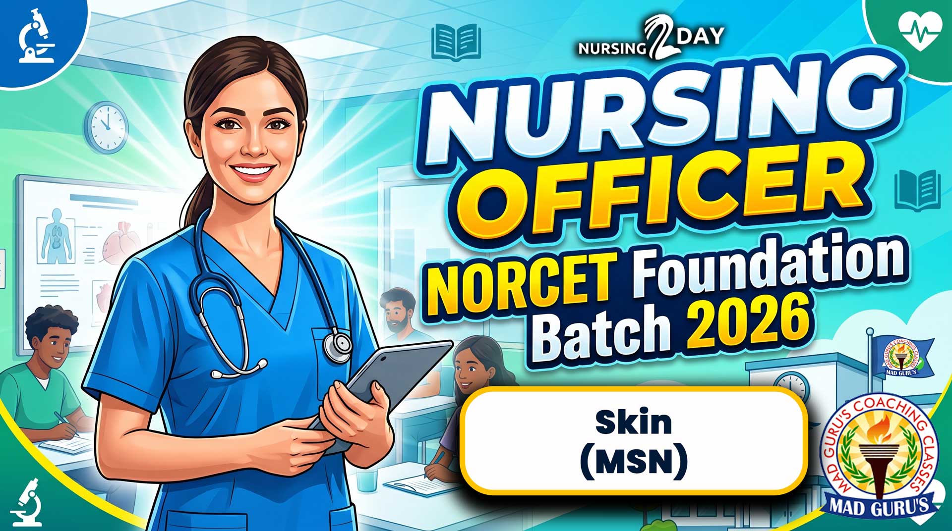 Skin | MSN | NORCET Foundation Batch 2026