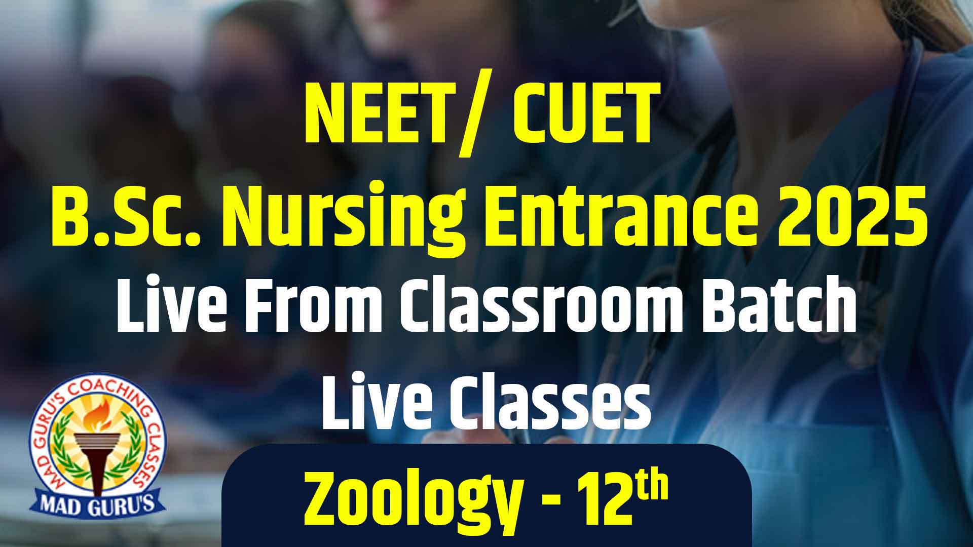 Zoology 12th Class || NEET/ CUET B.Sc. Nursing Entrance 2025 Live Classes