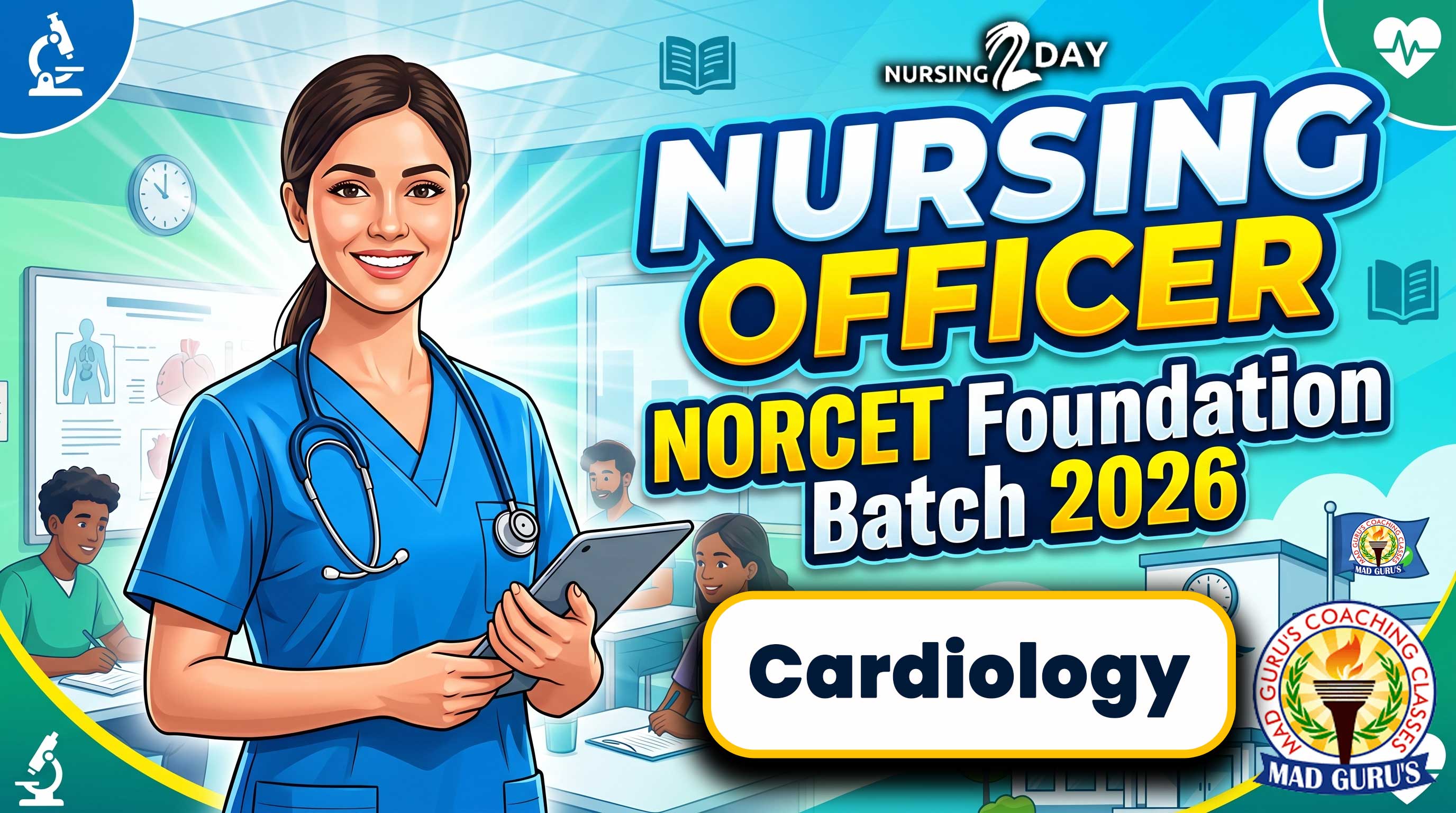 Cardiology | MSN | NORCET Foundation Batch 2026