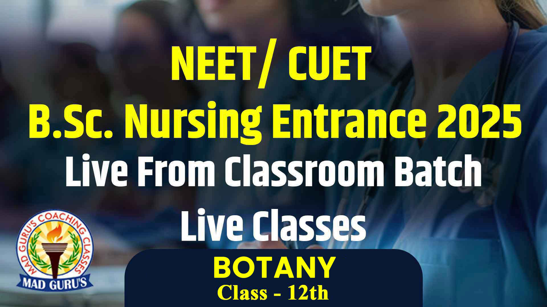 Botany 12th || NEET/ CUET B.Sc. Nursing Entrance 2025 Live Classes