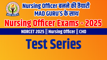 Nursing Officer Exams Course 2025 Test Series 